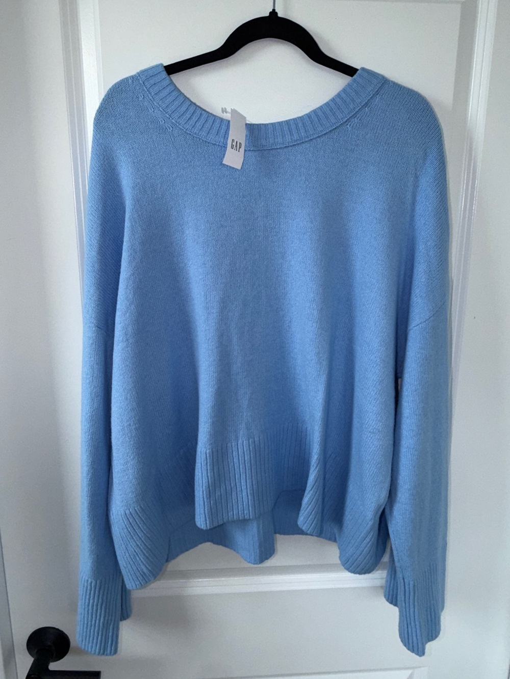 GAP Periwinkle Oversized Crewneck Sweater Size XXL